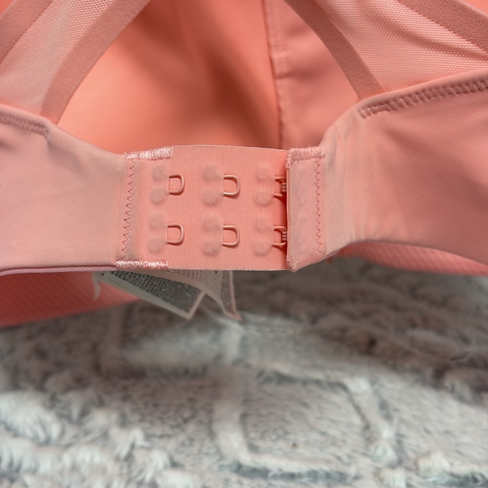 Athleta pink zippered front closure Racerback straps  32DD - Picture 4 of 6